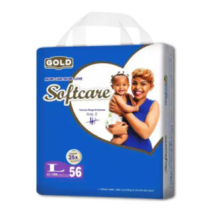 Softcare Gold Maxi Diaper Large Size 8 40 Count 9-15kg